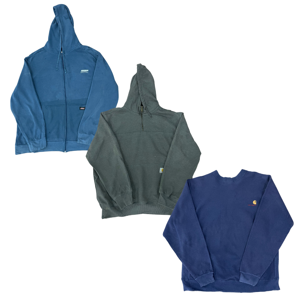 Collection of CARHARTT & DICKIES SWEATERS (GRADE B/C) in a gallery layout